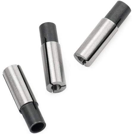 Collet Chuck Driver Adapter 8mm and 6.35mm For Lathe CNC Router Bit Cutter Collet Chuck Driver Adapter 8mm and 6.35mm For Lathe CNC Router Bit Cutter